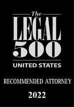 2021 - 2022: Legal 500 Recommended Attorney - Regulatory