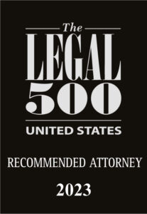 2017 - 2023: The Legal 500 Recommended Attorney – Regulatory